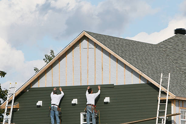 Professional Emergency Siding Repair technician working in Voorhees, NJ